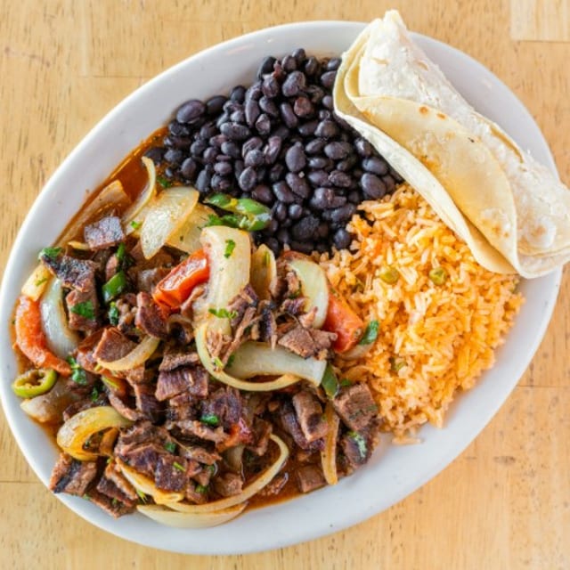Bistec a La Mexicana.