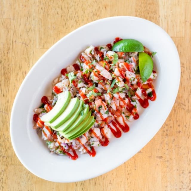 Shrimp Ceviche.