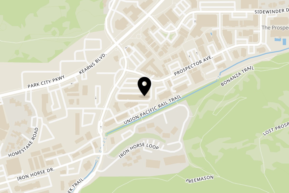 Map showing the location of El Chubasco on 1890 Bonanza Dr in Park City